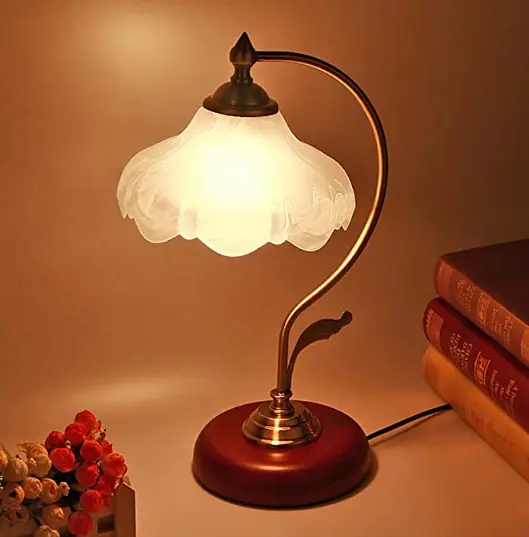 Настольная лампа Brille Флористика BKL-058T/1 E27 AB - фото 5