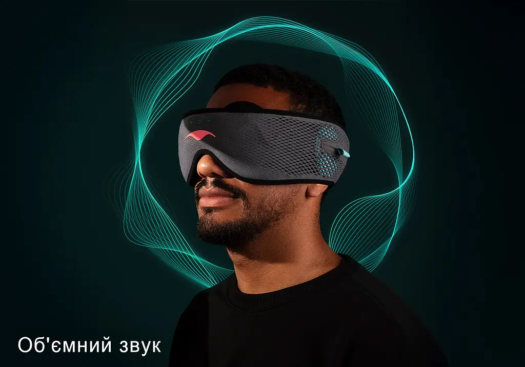 Маска для сну + навушники для сну з Bluetooth Manta SOUND (1252-02) - фото 11