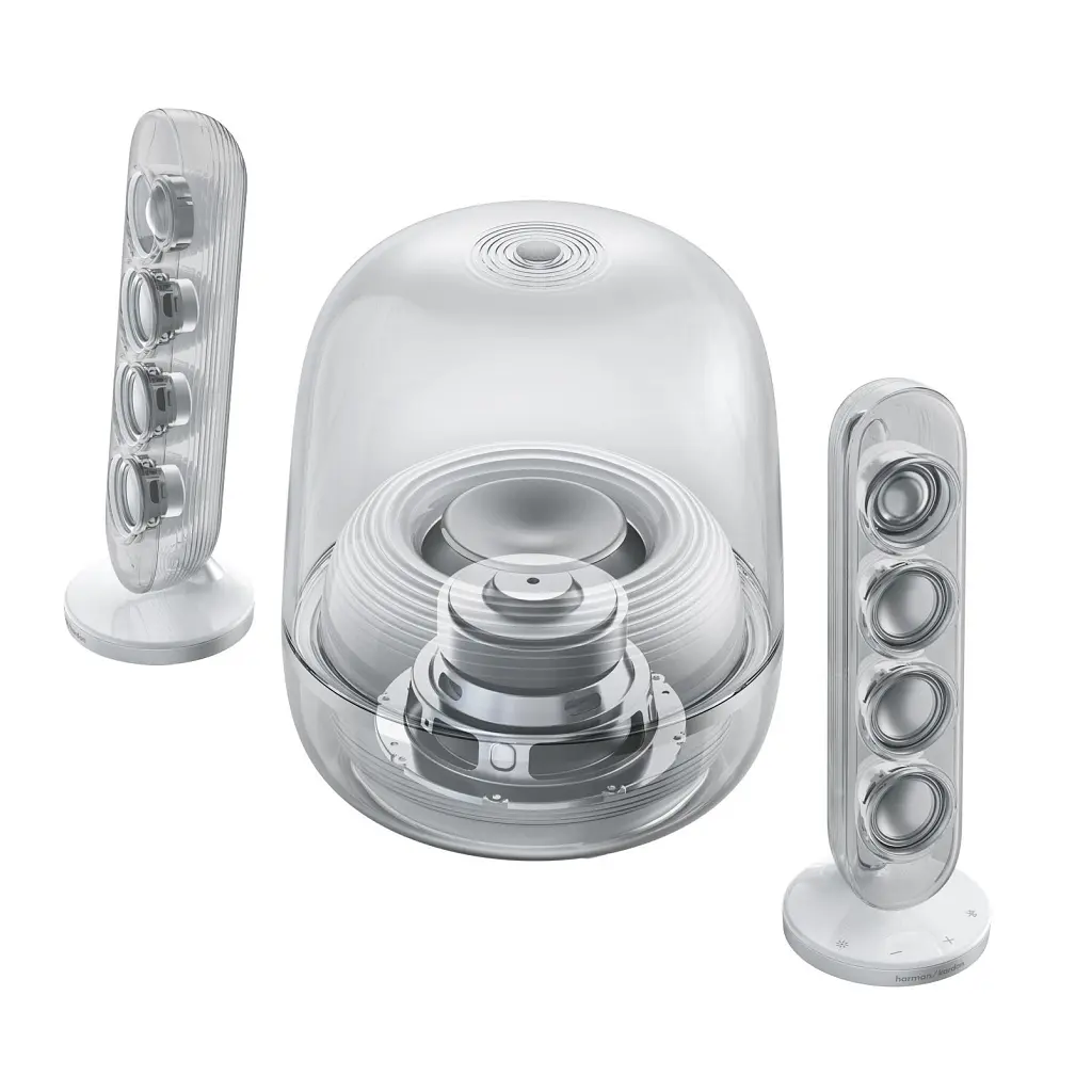 Акустична система Harman Kardon SoundSticks 5 Wi-Fi White (HKSOUNDSTK5WFWEP) - фото 4