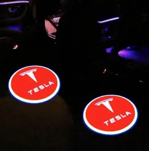 Картридж-вставка логотипу Tesla на двері 1 шт. - фото 2