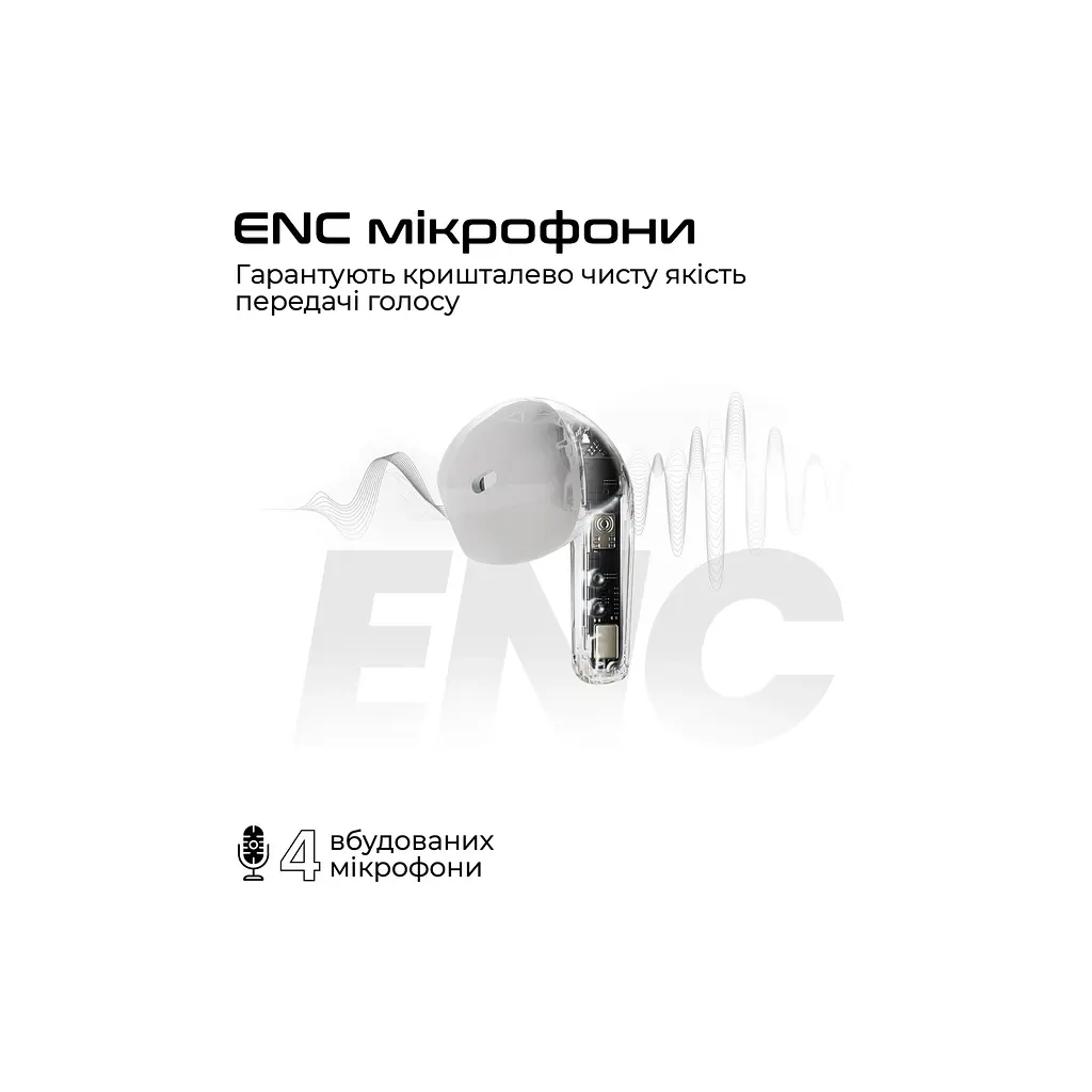 Навушники HiFuture FlyBuds3 Blue (flybuds3.blue) - фото 4