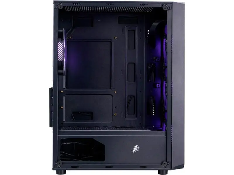 Корпус 1stPlayer FD3-M-BK-4F7 Black - фото 9