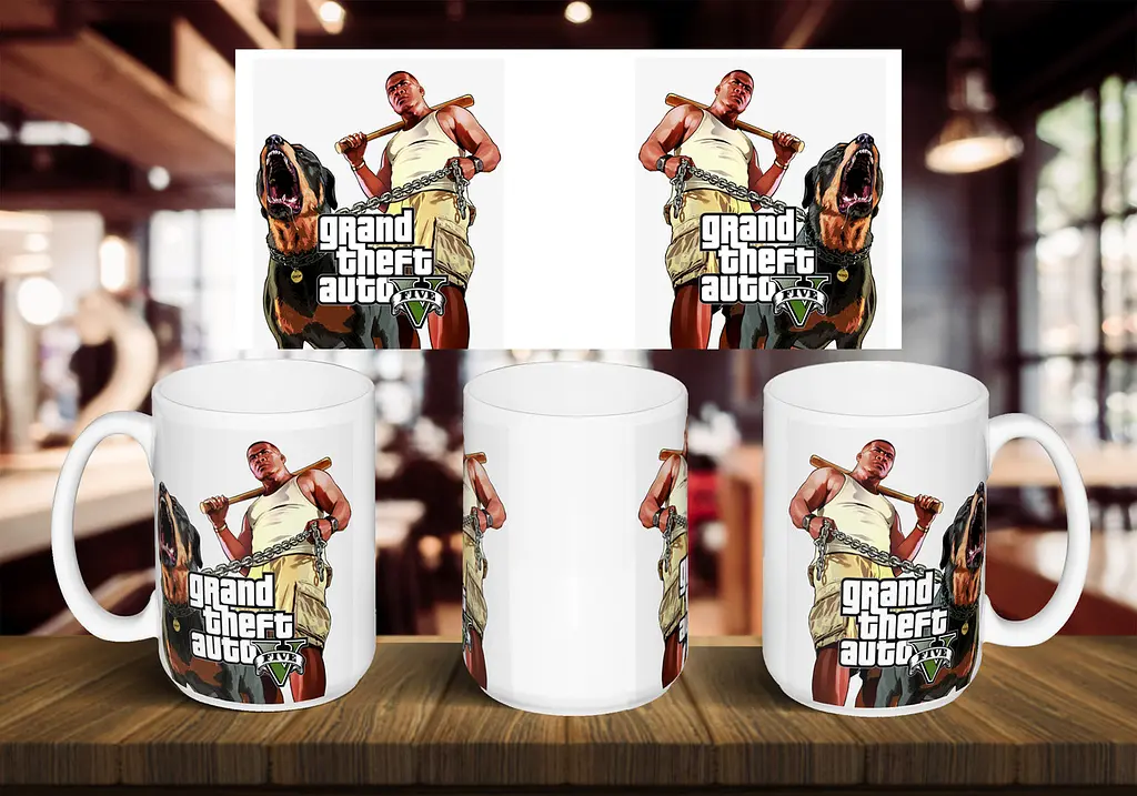 Чашка "GTA V" 425 мл Помаранчева