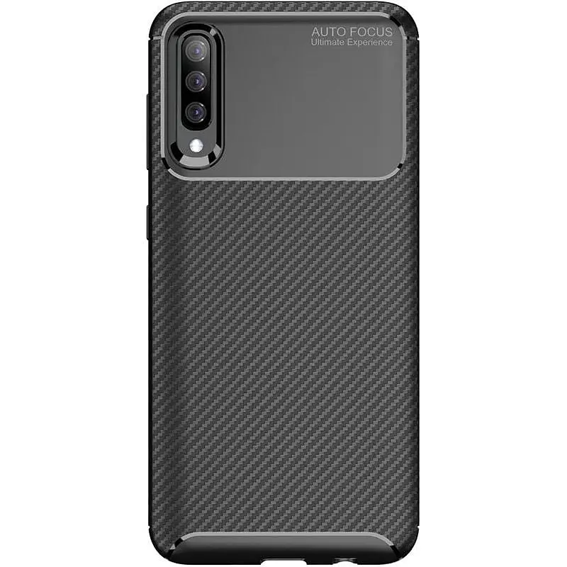 Чохол-накладка Toto TPU Carbon Fiber 1.5 mm Case Samsung Galaxy A70 Black - фото 6