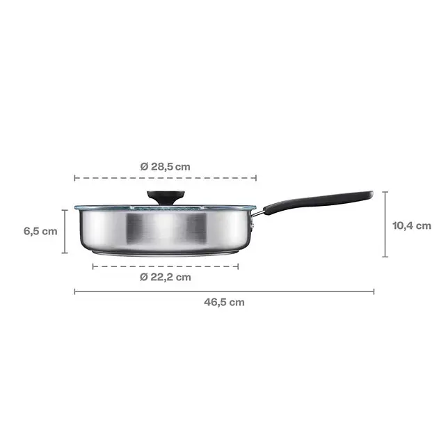 Сотейник з кришкою Fiskars Functional Form 26 см (1072314) - фото 6