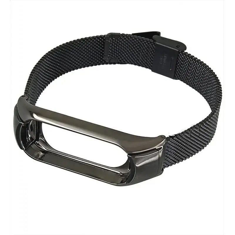 Ремешок BeCover Metal для Xiaomi Mi Smart Band 5 / Mi Smart Band 6 Black (705146) - фото 2