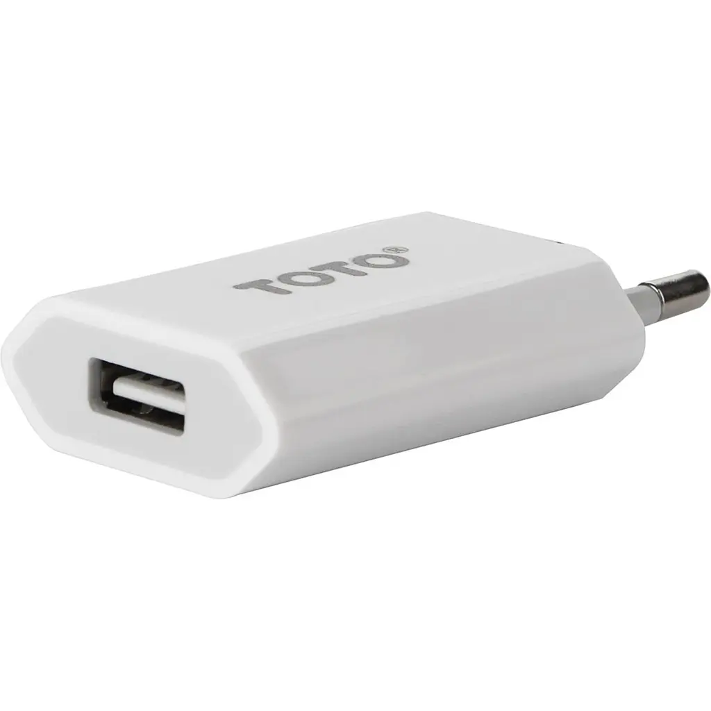 Сетевое зарядное устройство TOTO TZV-44 Travel charger 1USB 1A White - фото 2