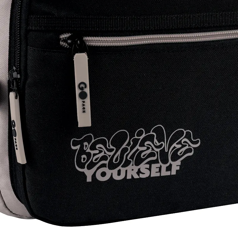 Рюкзак GoPack Teens 121L-1 Чорно-бежевий (GO26-121L-1) - фото 17