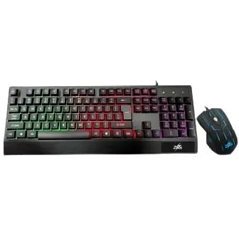 Ігрова клавіатура з мишкою Zeus M-710 Original з підсвічуванням посилений кабель USB чорна (Ц4958_432) - фото 2