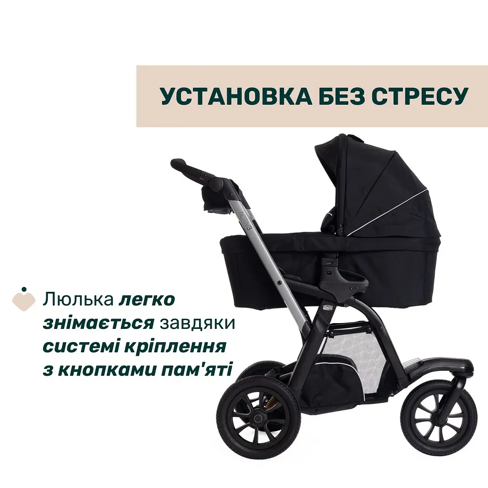Коляска 2в1 Chicco Activ3 чорна (87154.31.01) - фото 4
