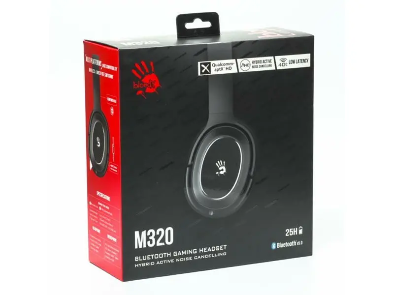 Навушники з мікрофоном A4Tech Bloody M320 Black - фото 7