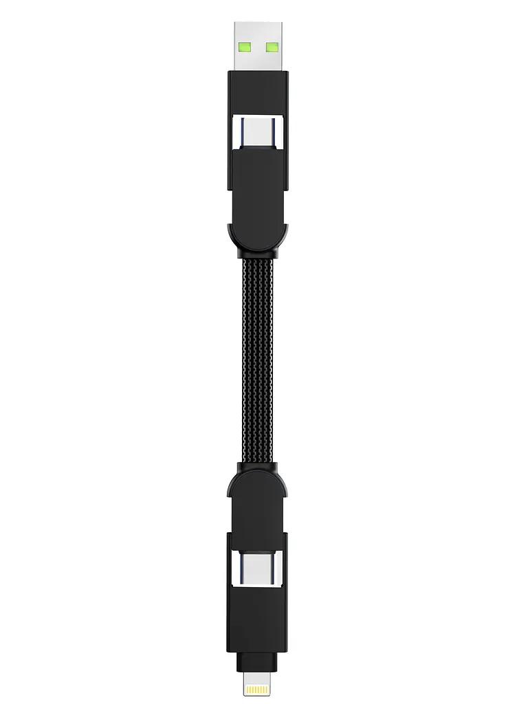 Кабель Rolling Square 6in1 inCharge X 100W, чорний (X01WR) - фото 4