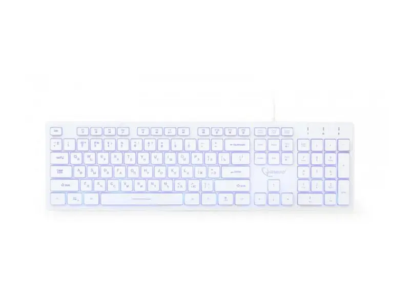 Клавіатура Gembird KB-UML3-01-W-UA White USB UKR - фото 2