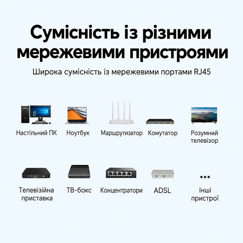 Модульний мережевий штекер Vention конектор RJ45 Cat.6A FTP до 10 Гбіт/с із закріпленням жил без інструментів для жил 23–26 AWG багаторазового використання з укладачем жил T568B з отворами для окремих жил діаметром 1,6 мм із захисним хвостовиком для підрізання під діаметр кабелю із позолоченими контактами сріблястий із напівпрозорими темно-сірими елементами (IDIH0) - фото 15