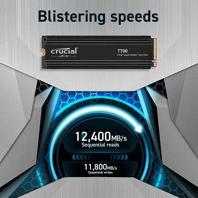 Накопитель SSD M.2 2280 4TB T700 Micron (CT4000T700SSD3) - фото 4