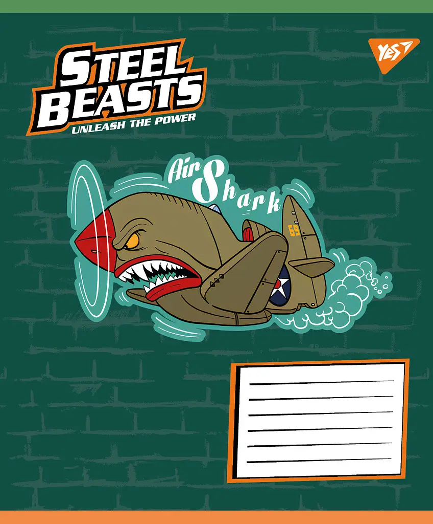 Набір зошитів шкільних YES А5/12 лінія Steel Beasts 25 шт (767710) - фото 4