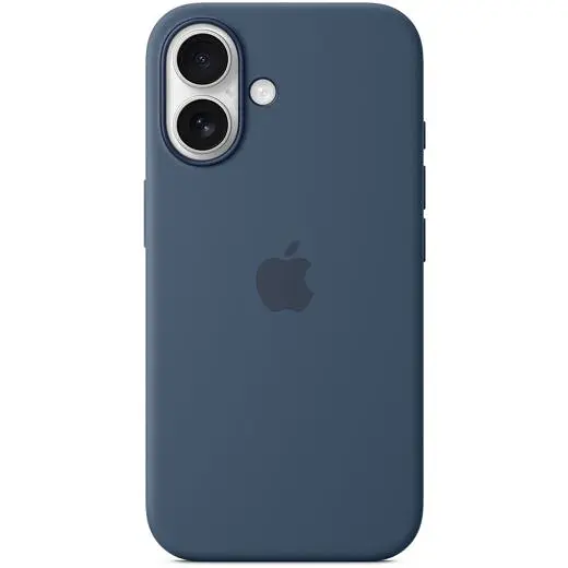 Силіконовий чохол CasePro Silicone Case with MagSafe Denim для iPhone 16 - фото 4