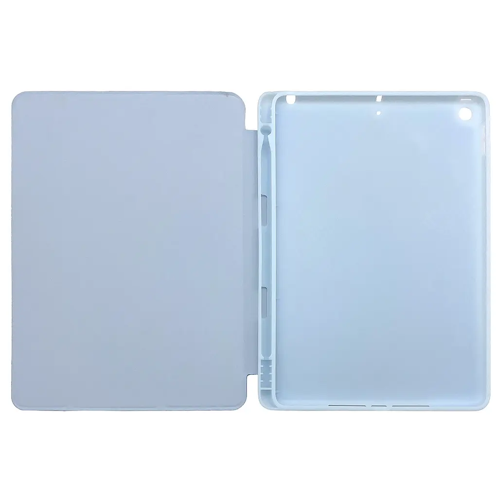 Чехол-книжка DK для Apple iPad 10.2" 7gen 2019 экокожа/силикон Smart Case cлот cтилус (011189) white ice - фото 6