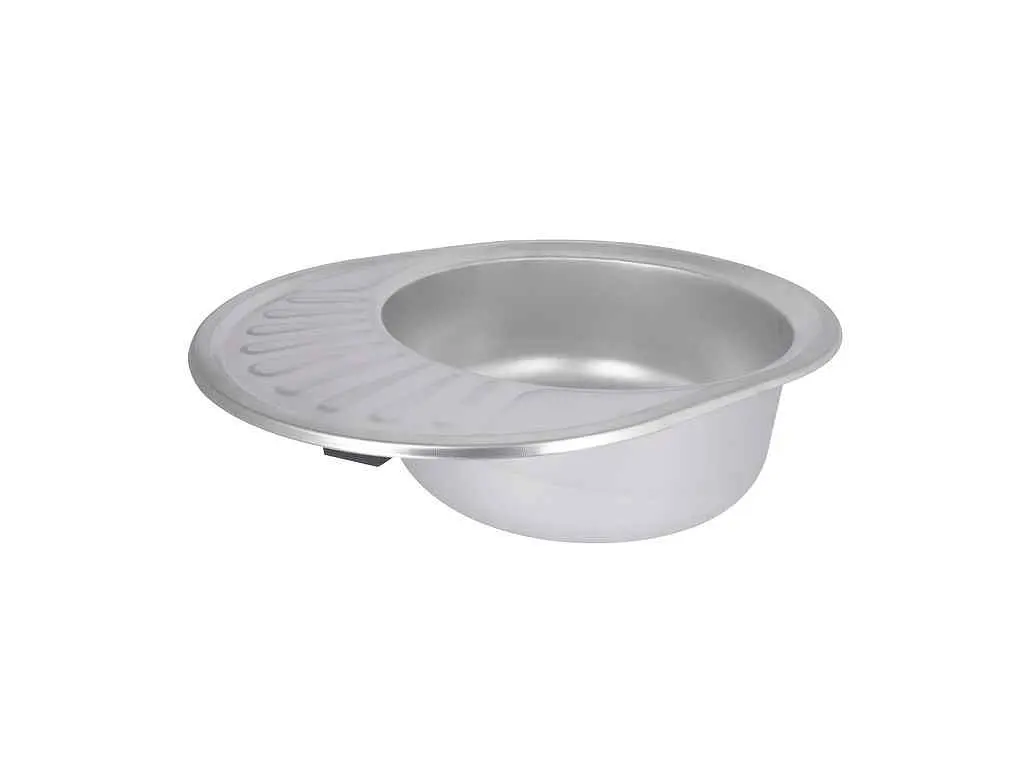 Мийка врізна Brinex 570х450х180мм 1 5745, Micro Decor 0,8мм BRIN5745MDEC08 - фото 4