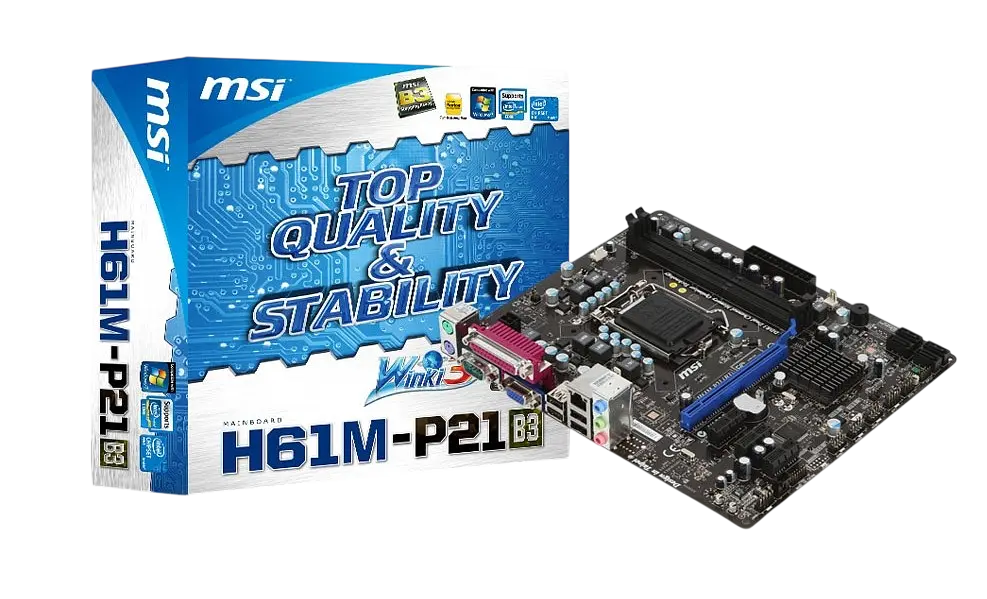 Материнська плата MSI H61M-P21 (B3) LGA 1155 (H61M-P21 (B3)) Б/В - фото 4