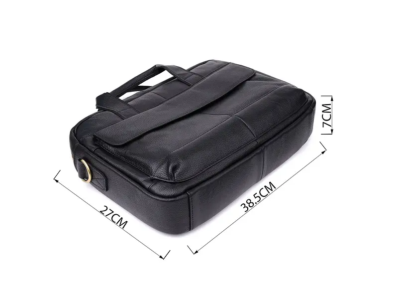 Портфель для чоловіків із натуральної шкіри Vintage 38,5×27×7 см sum0027454 - фото 3