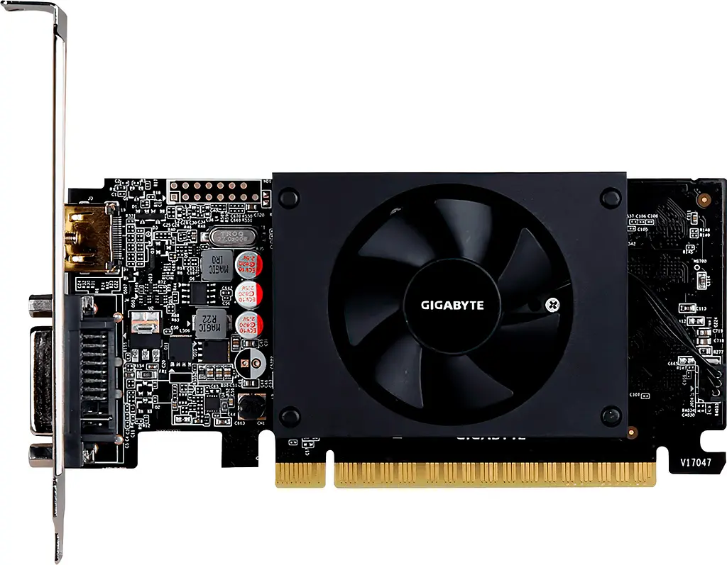 Відеокарта Gigabyte GeForce GT 710 2GB [GV-N710D5-2GL] [89700] - фото 2