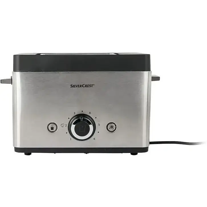 Тостер Silver Crest STT 850 silver з насадкою для булочок, розморожуванням і регулюванням ступеня підсмажування - фото 2