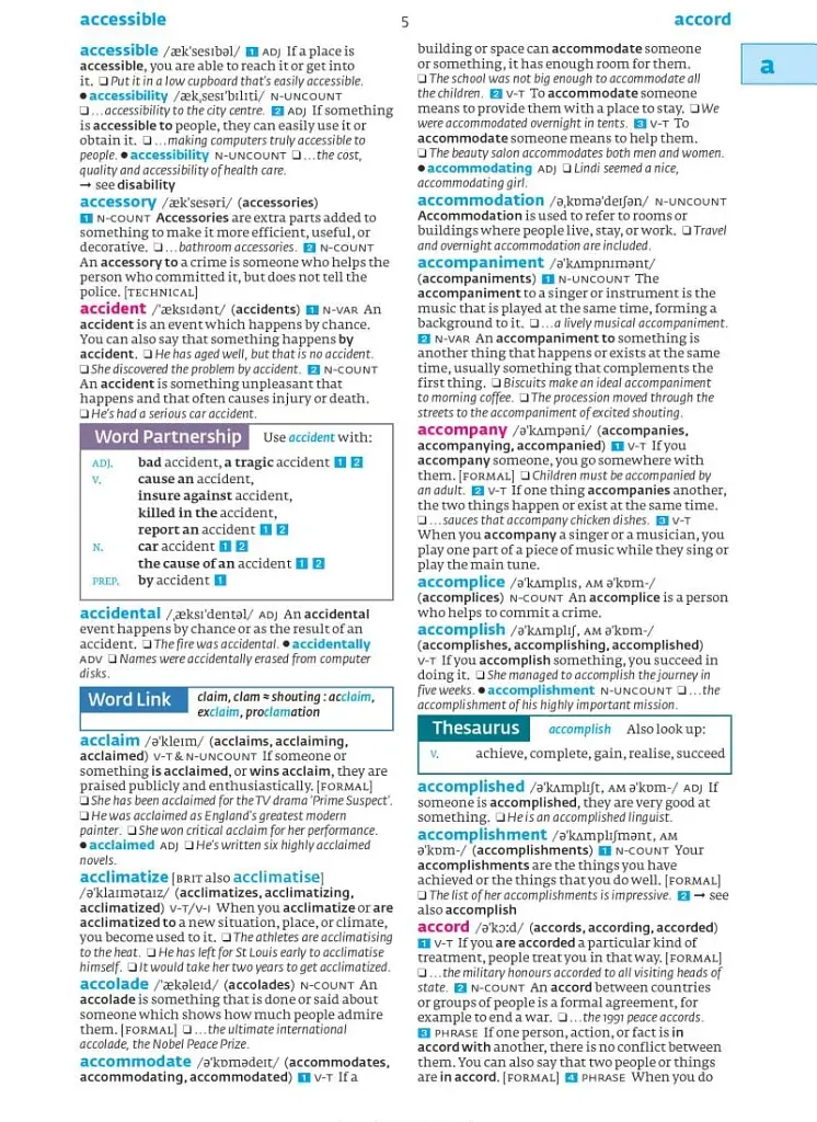 Collins COBUILD Intermediate Learner's Dictionary 3rd Edition - фото 14