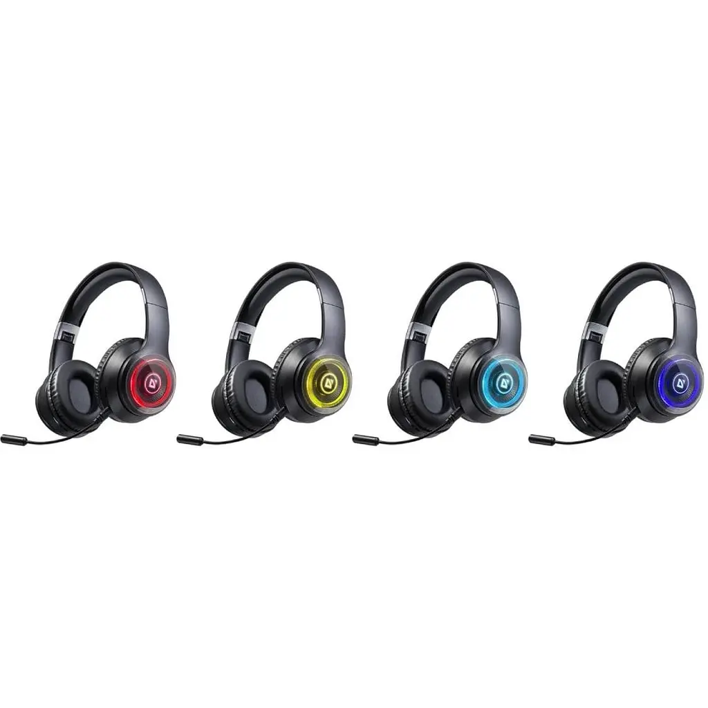 Гарнітура Defender FreeMotion B400 Bluetooth + 3.5 мм гнучкий мікрофонLEDBlack (63400) - фото 7