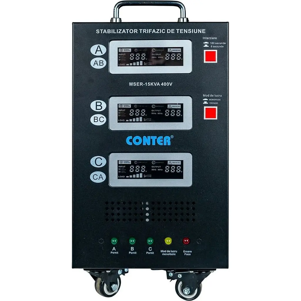 Стабілізатор напруги Conter MSER-15KVA/12KW-400V-V2 [157846] - фото 2
