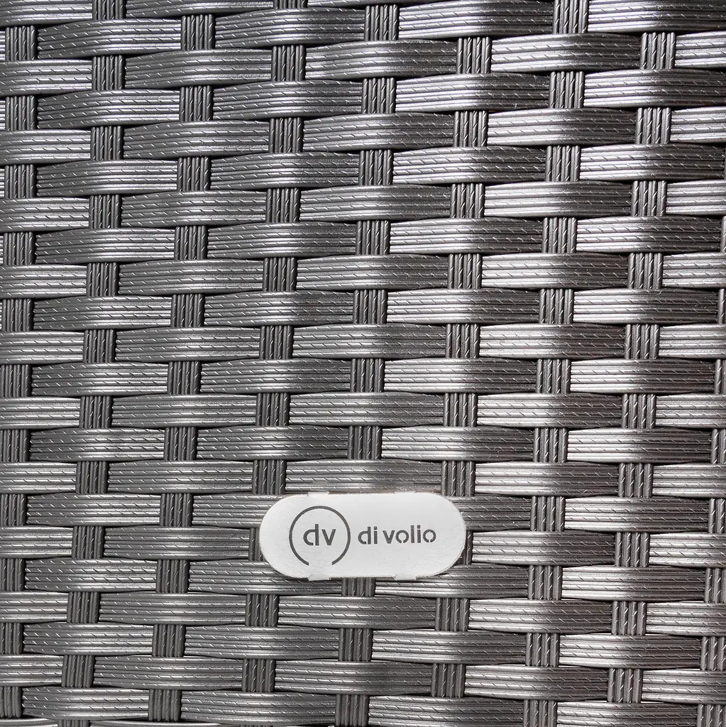 Садові меблі Di Volio Verona 6+1 чорно-кремові - фото 5