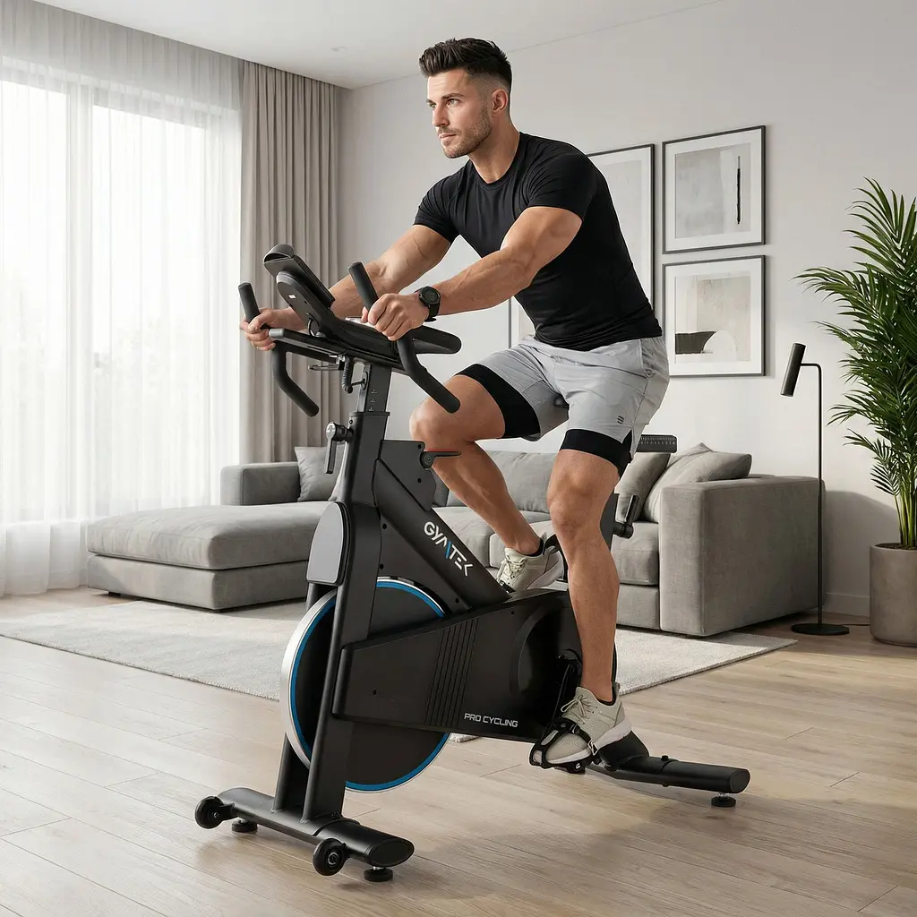 Спинбайк Gymtek XS2000 электромагнитный синий - фото 3