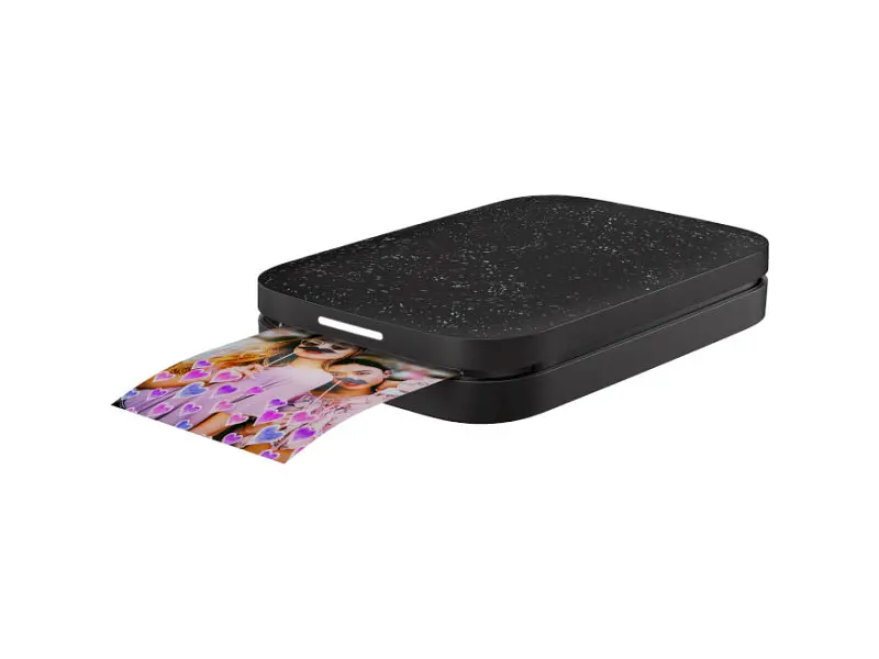 Портативний фотопринтер HP Sprocket 2x3 Black Noir (ISPB) - фото 2