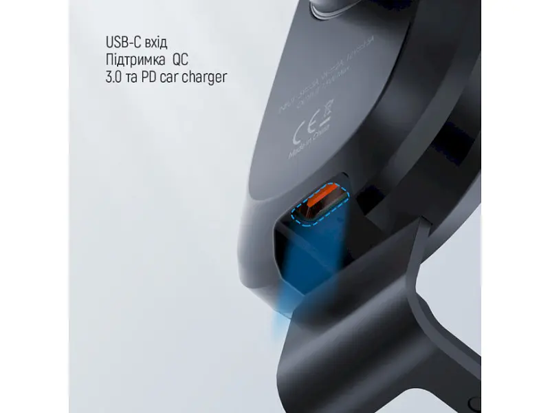 Автомобільний тримач для смартфона ColorWay Air Vent Car Wireless Charger 15W Black (CW-CHAW038Q-BK) - фото 9