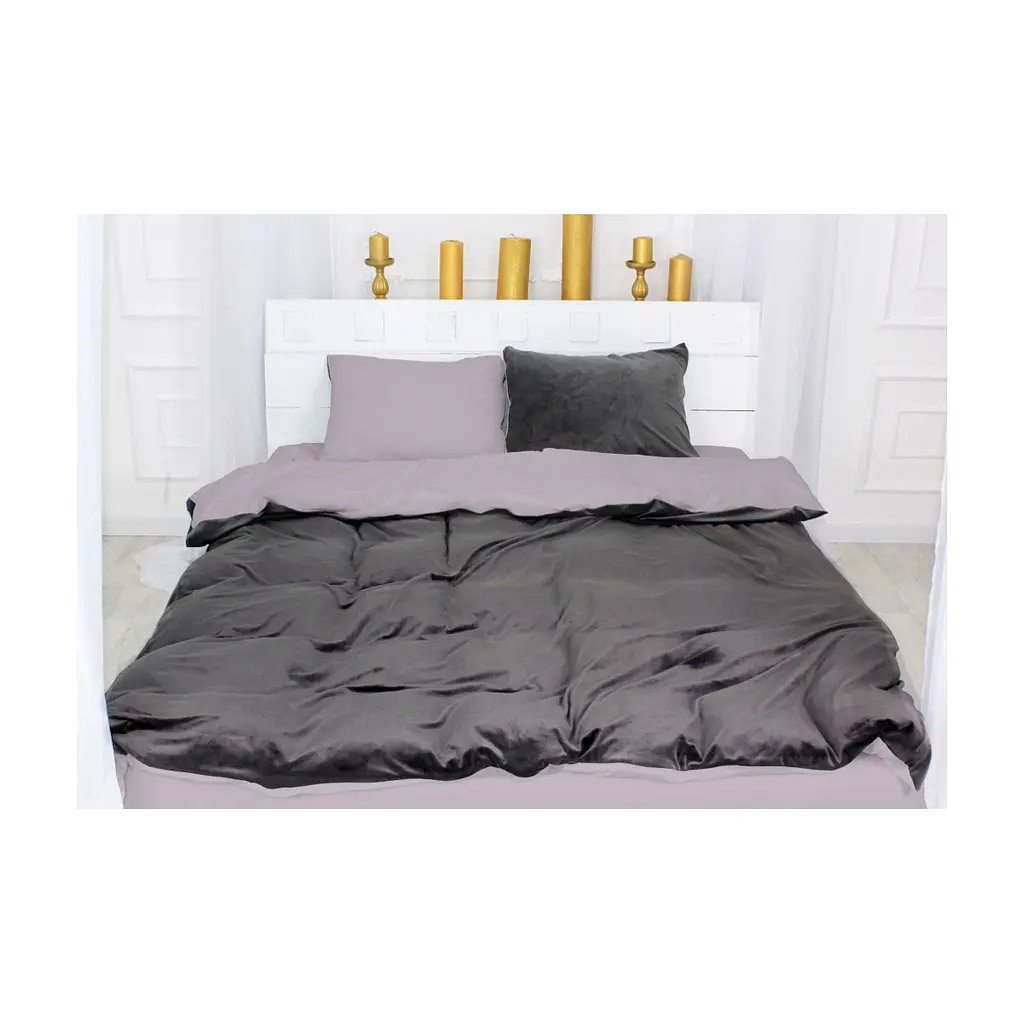 Постільна білизна MirSon Велюр Winter Delicate 28-0098 Fusto 2х160х220 (2200004047669)