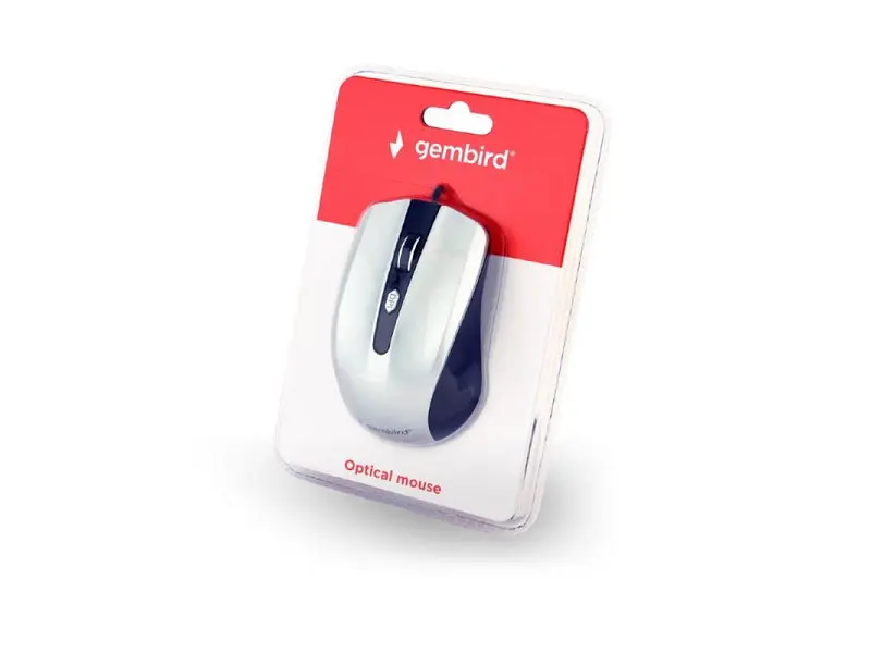 Миша Gembird MUS-4B-01-BS Black/Silver USB - фото 3