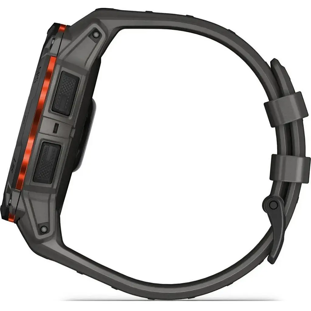 Смарт-часы Garmin Instinct 3 50mm Solar Black with Charcoal Band 010-02935-00 - фото 3