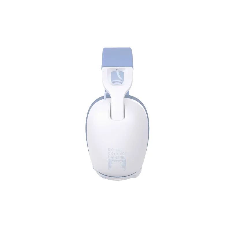 Беспроводные игровые наушники Onikuma B2 Bluetooth гарнитура для геймеров с микрофоном White Blue (19115) - фото 3