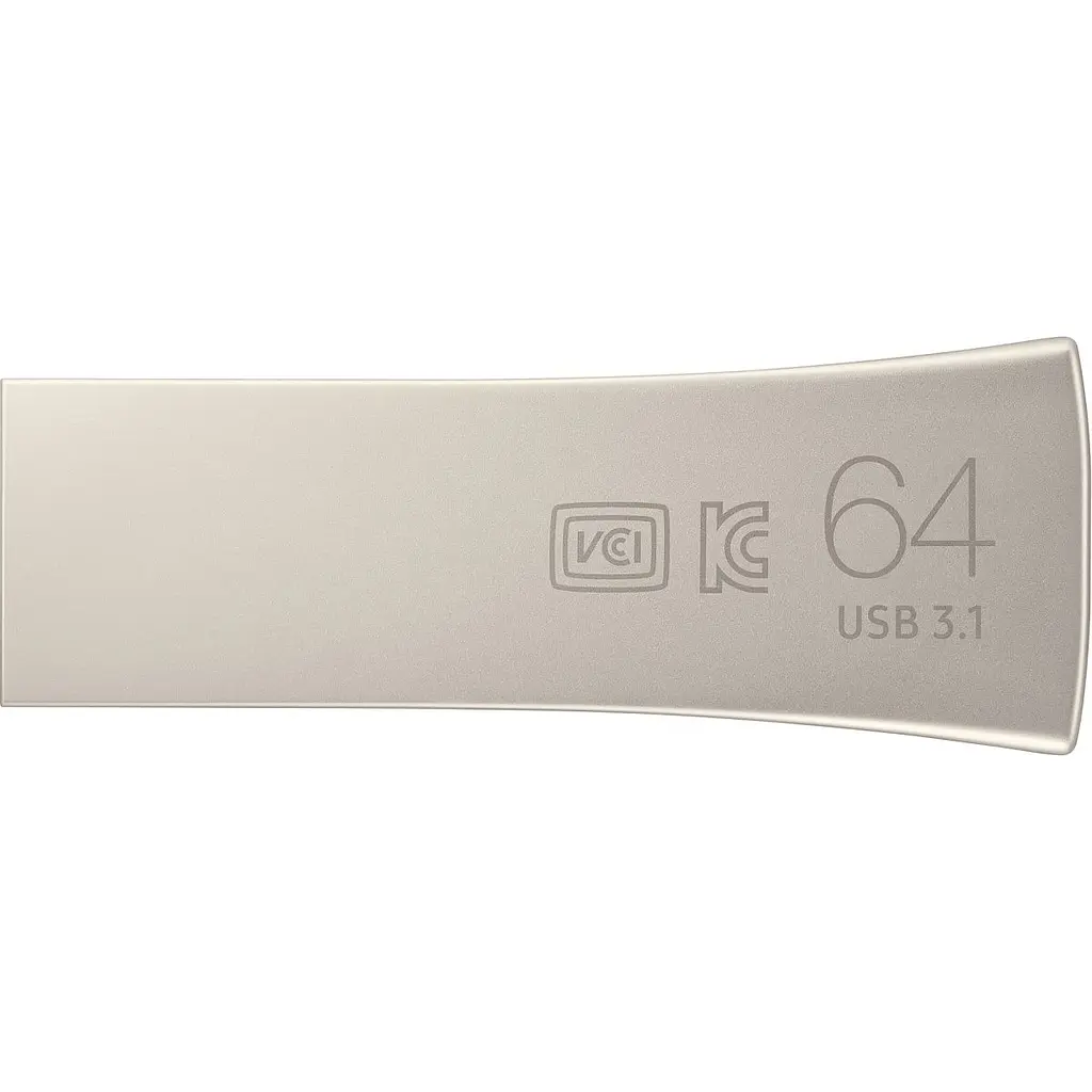 USB флеш-накопичувач Samsung Bar Plus 64GB USB-A 3.1 Champagne Silver (MUF-64BE3/APC) [124848] - фото 5