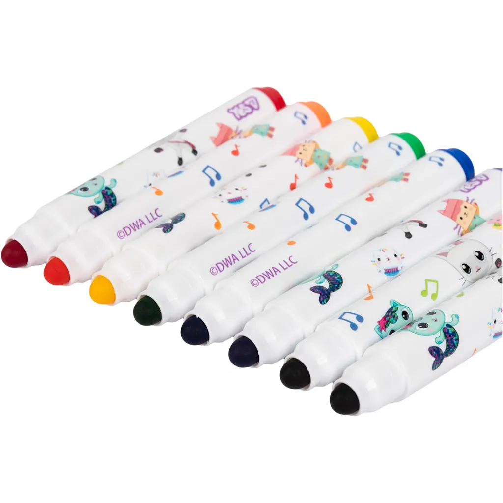 Фломастери Yes Gabby Dollhouse SUPER JUMBO super washable 8 кольорів (650616) - фото 5