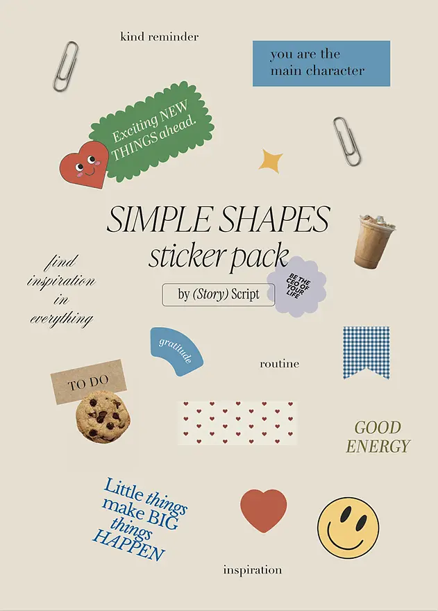 Стікерпак «Simple Shapes»