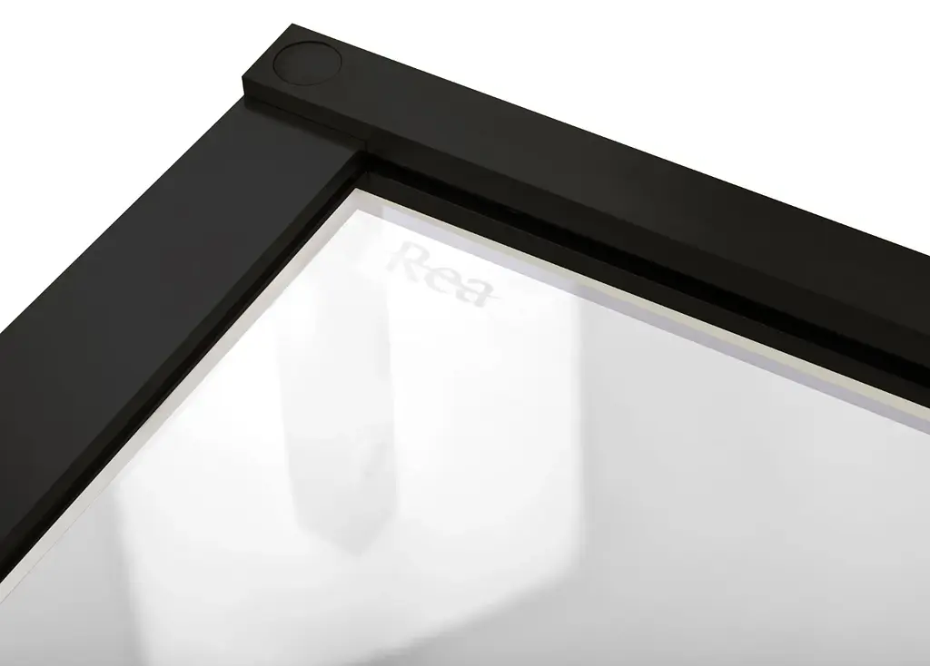 Душова кабіна Rea Hugo 80x80 подвійна black REA-K6600, Чорний, Універсальна, прозорий - фото 6
