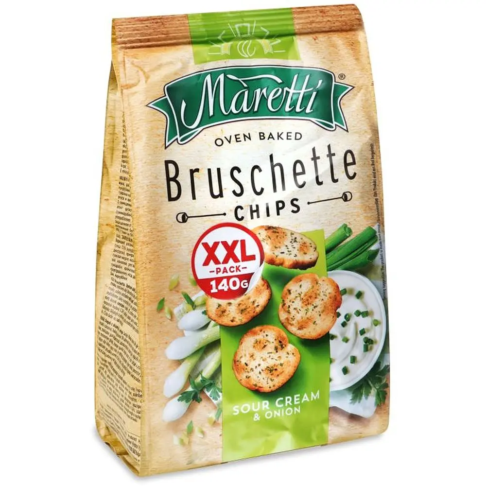 Брускетты Maretti XXL Сметана с луком 140 г (839851) - фото 2