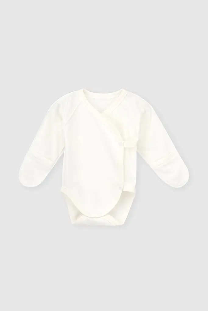 Боді на запах для малюків Тімі Т12/1-Фт56 56 см Молочний shop (4820000253512) - фото 4