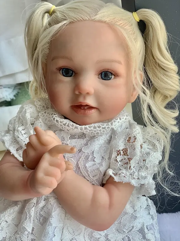 Силіконова колекційна лялька реборн reborn дівчина ніколь Reborn Dolls det0018826 - фото 4