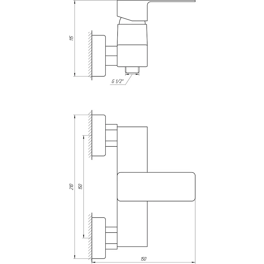 Змішувач для душу Domino Malibu DMM-105N (13705) - фото 5
