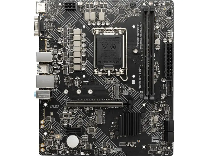 Материнська плата MSI PRO H610M-G DDR4 - фото 2