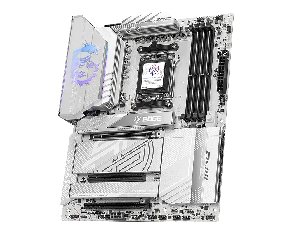 Материнська плата MSI X870E MPG Edge Ti Wi-Fi Socket AM5 (MPG X870E EDGE TI WIFI) Б/В - фото 2