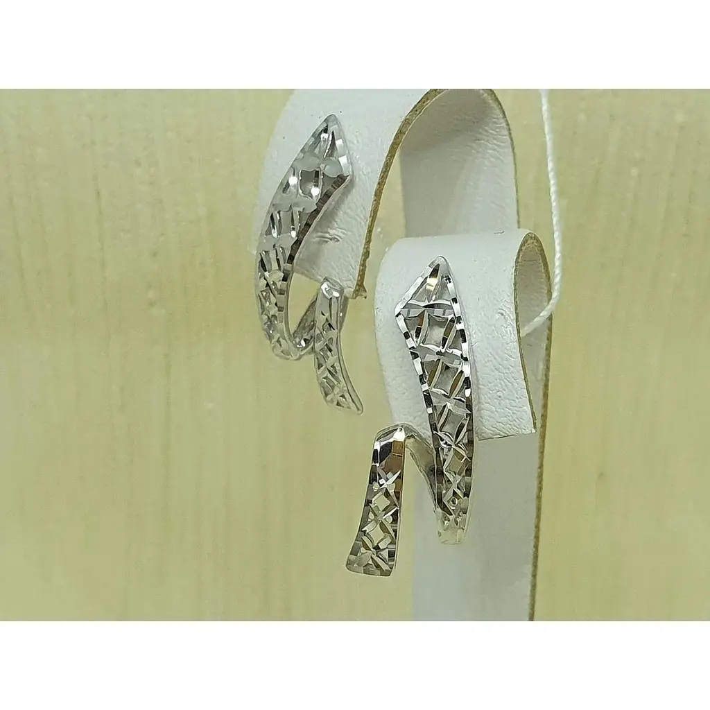 Золоті сережки Favoritum з алмазною гранню. 210456_Б - фото 2