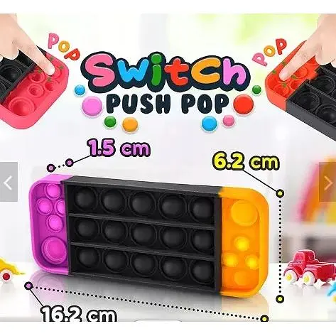 Набір іграшок-антистрес Push it Push Pop Bubble Push 3 шт. - фото 2